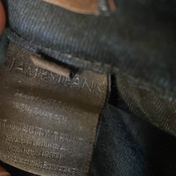 NWT James Jeans Juliette Slim Leg Trumpet Flare in dark indigo “bombshell,” 27 - Picture 4 of 7